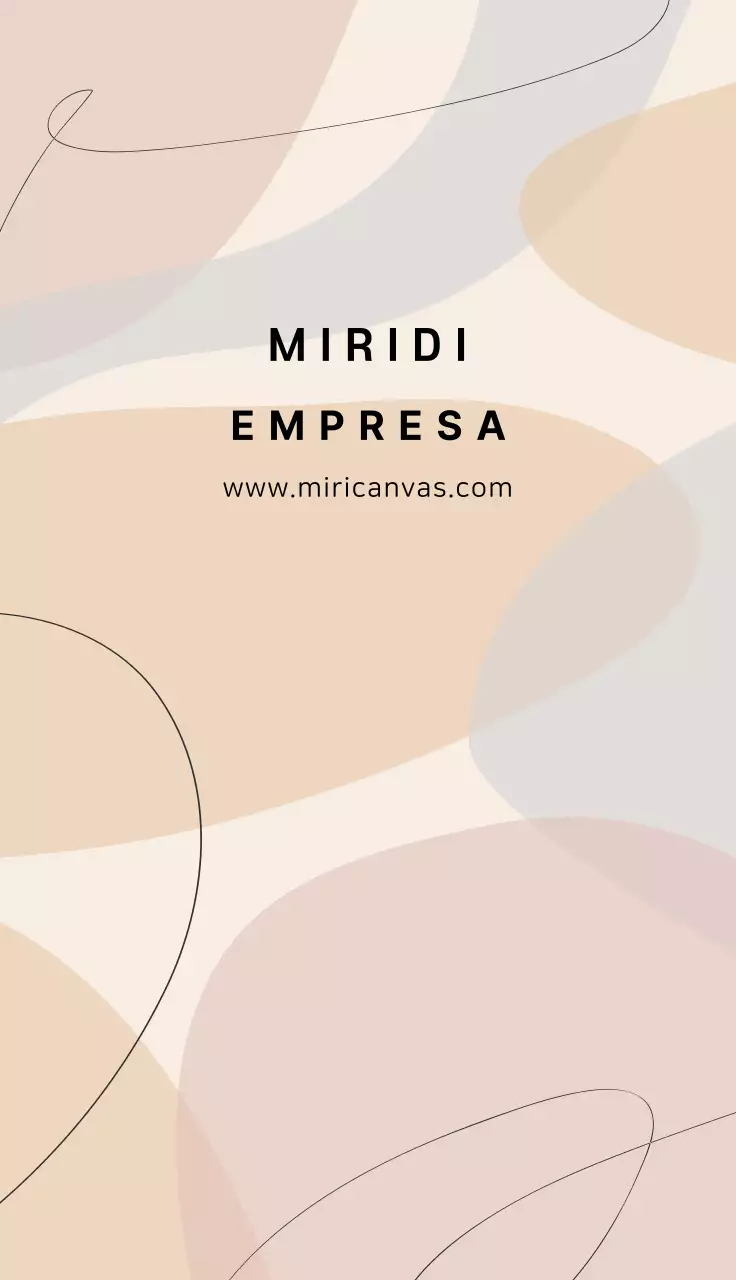 Empresa geométrica em tons pastel