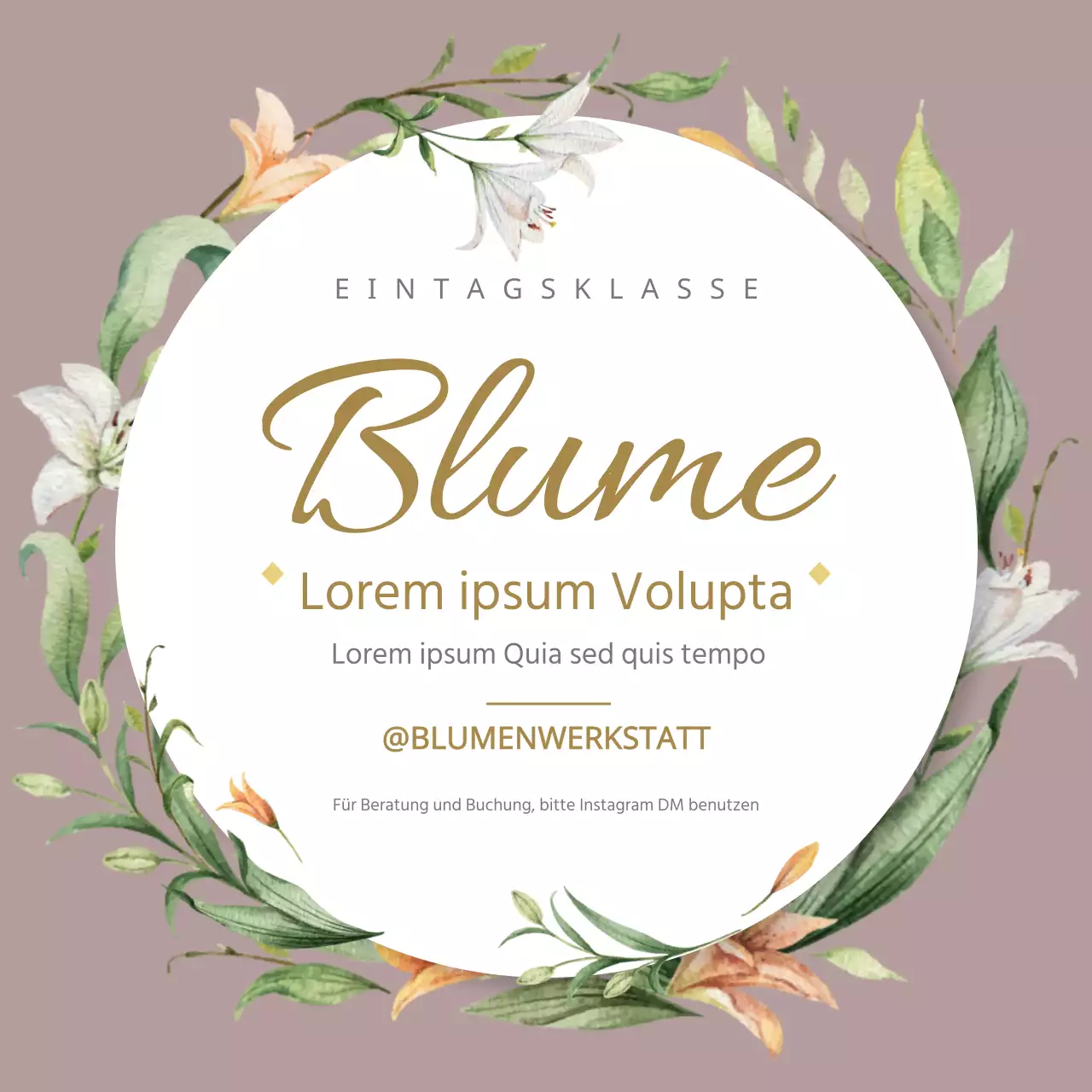 Einen Strauß zusammenstellen