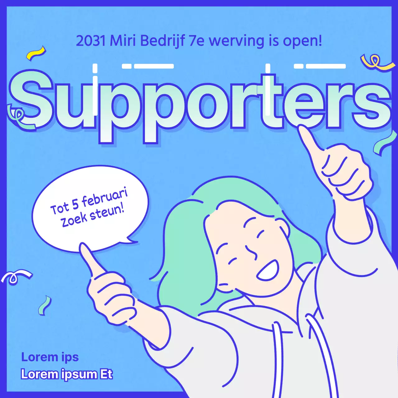 Universiteitsstudenten werven voor Sky Blue Mint