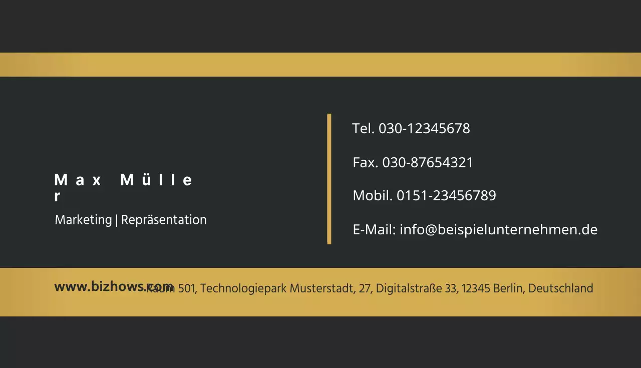 Visitenkarten für Unternehmen