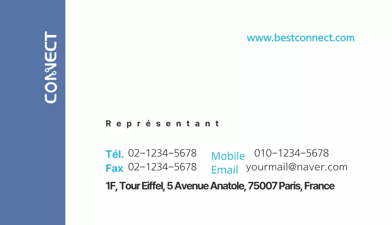 Cartes de visite d'entreprise