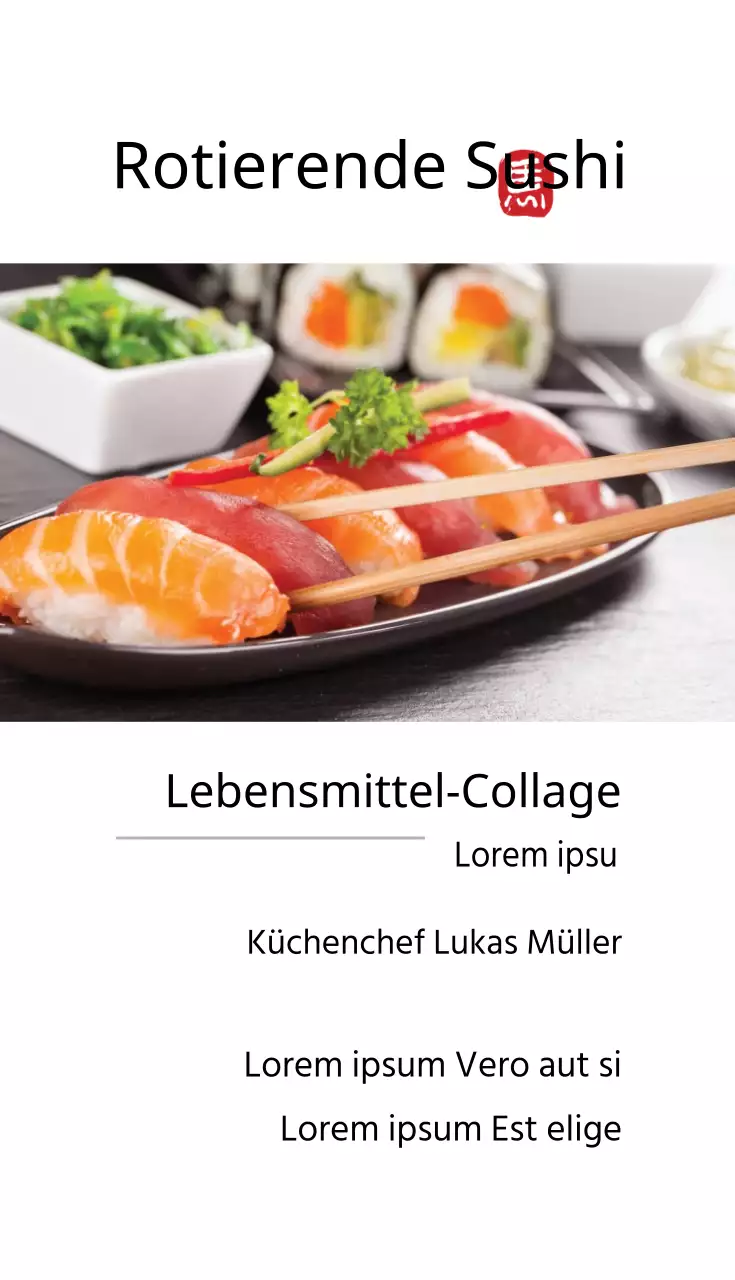 Rotierende Sushi