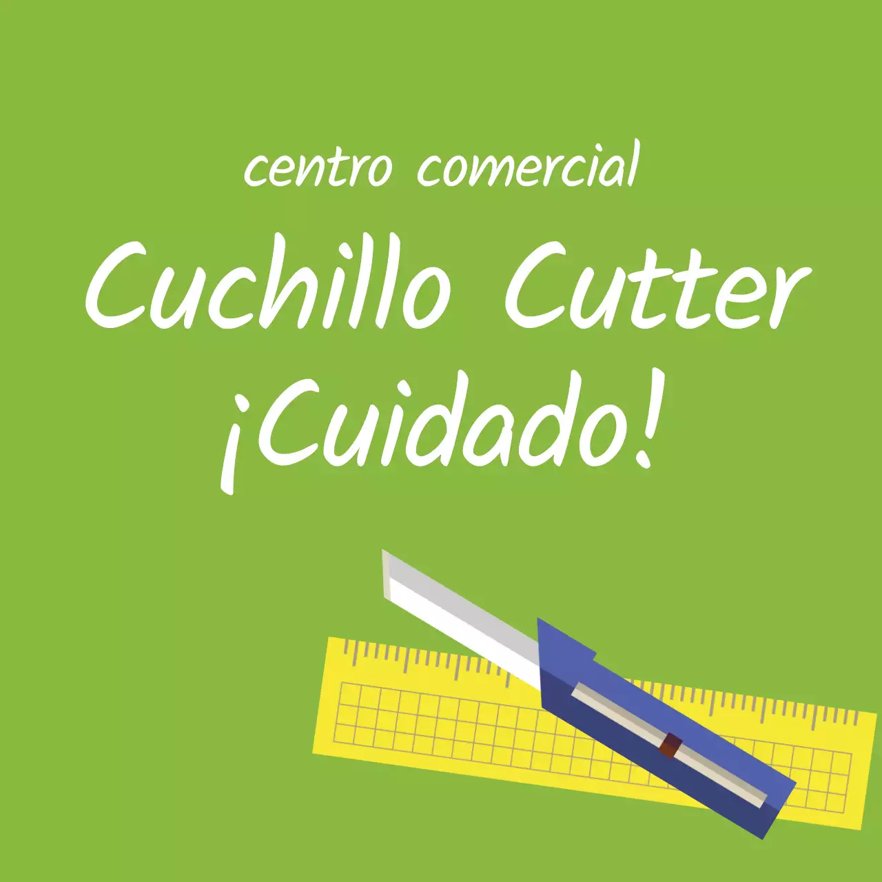 Precaución con los cubiertos