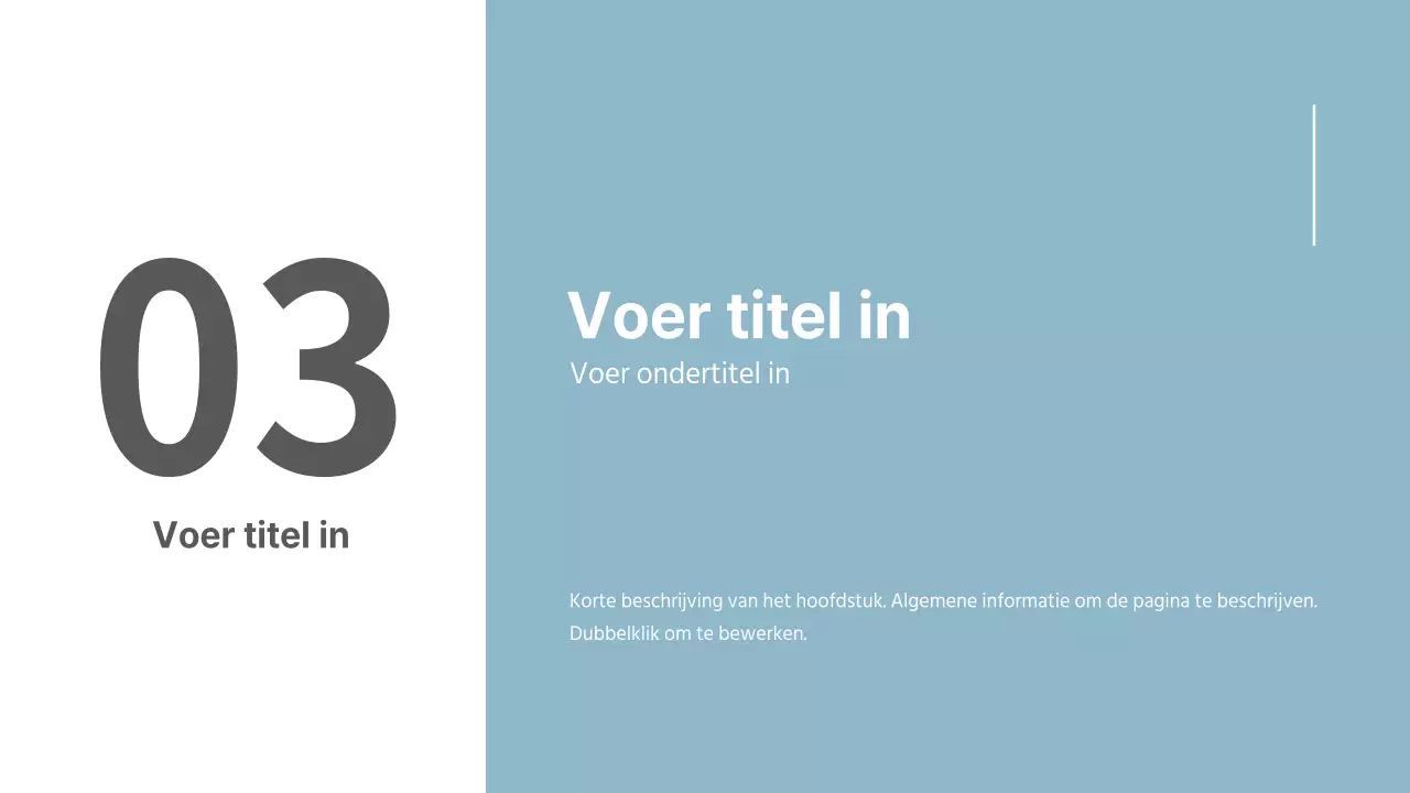 Beknopte presentaties