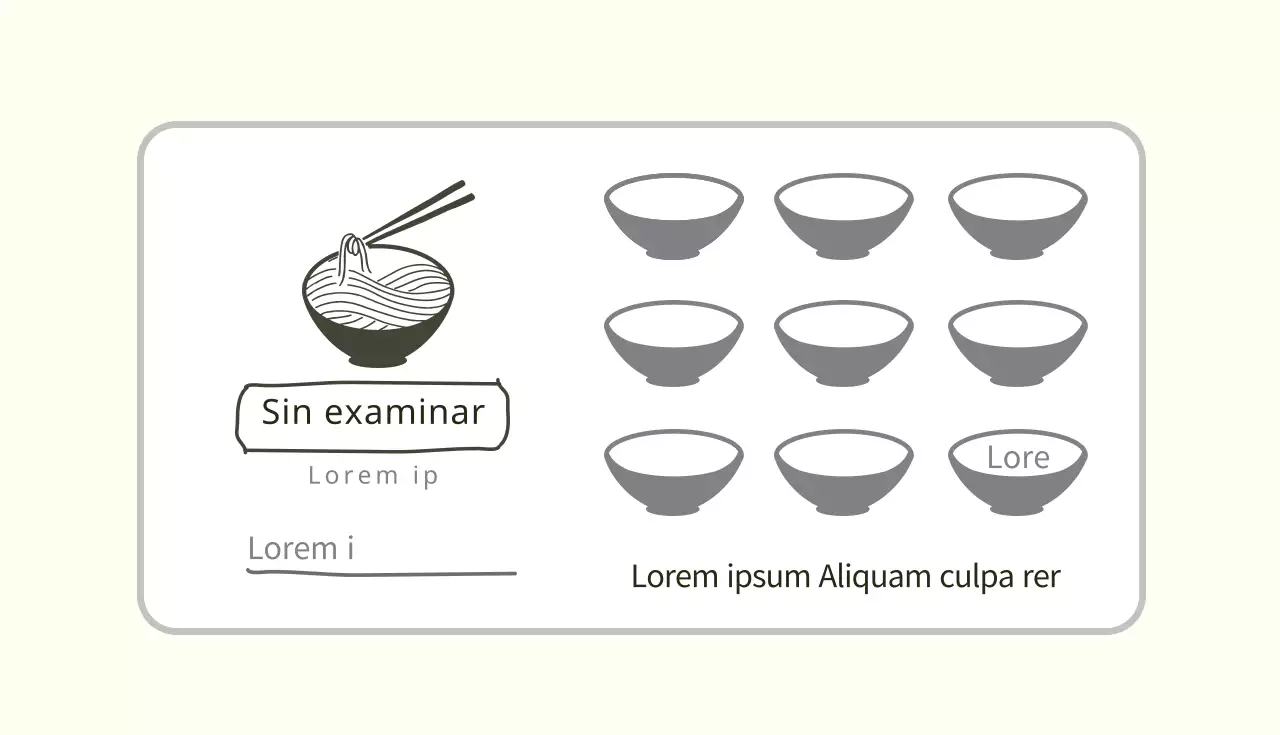 Cupón Ivory Black Illustrated Catering