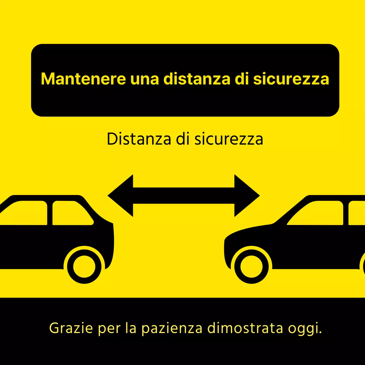 Istruzioni per l'autorizzazione giallo-nera