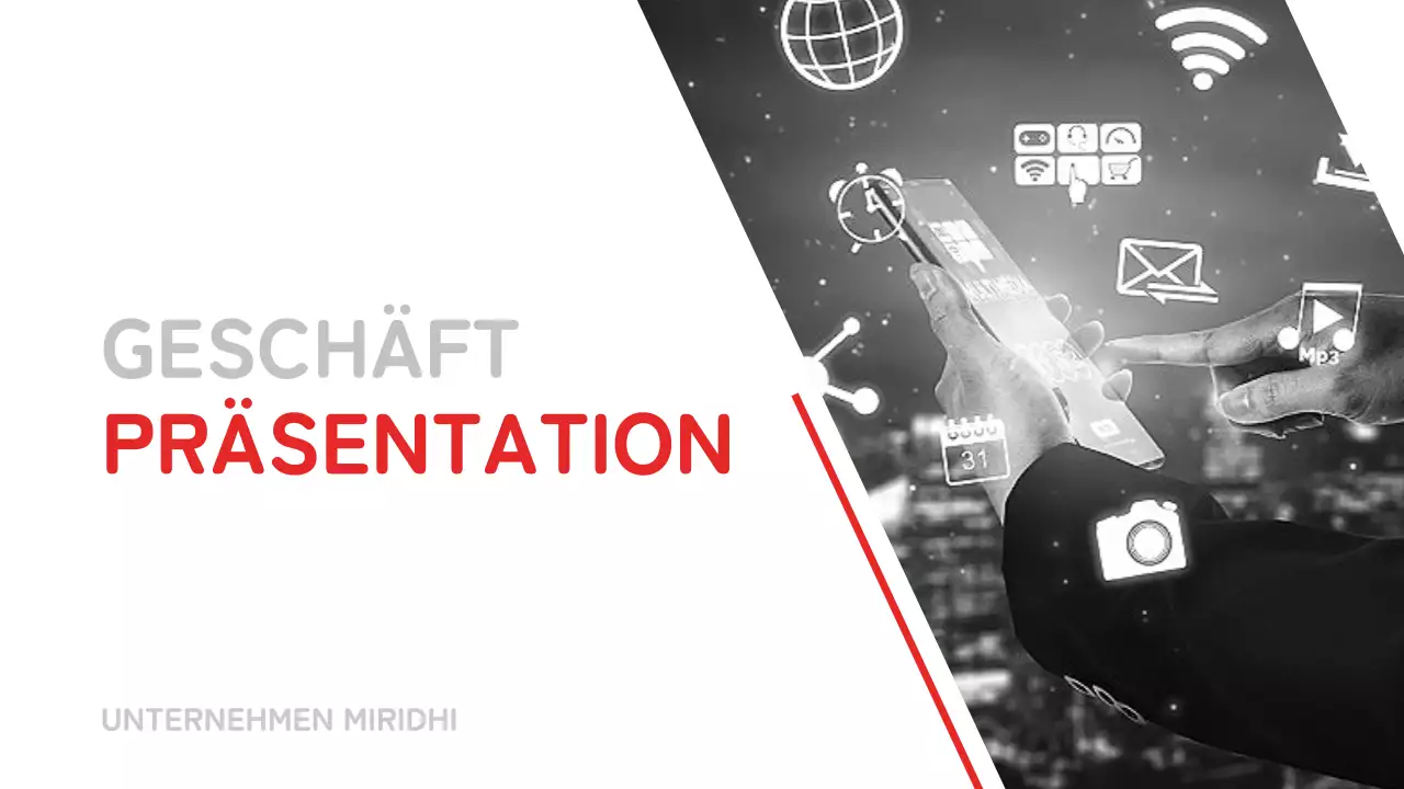 Präsentation für Geschäftsberichte