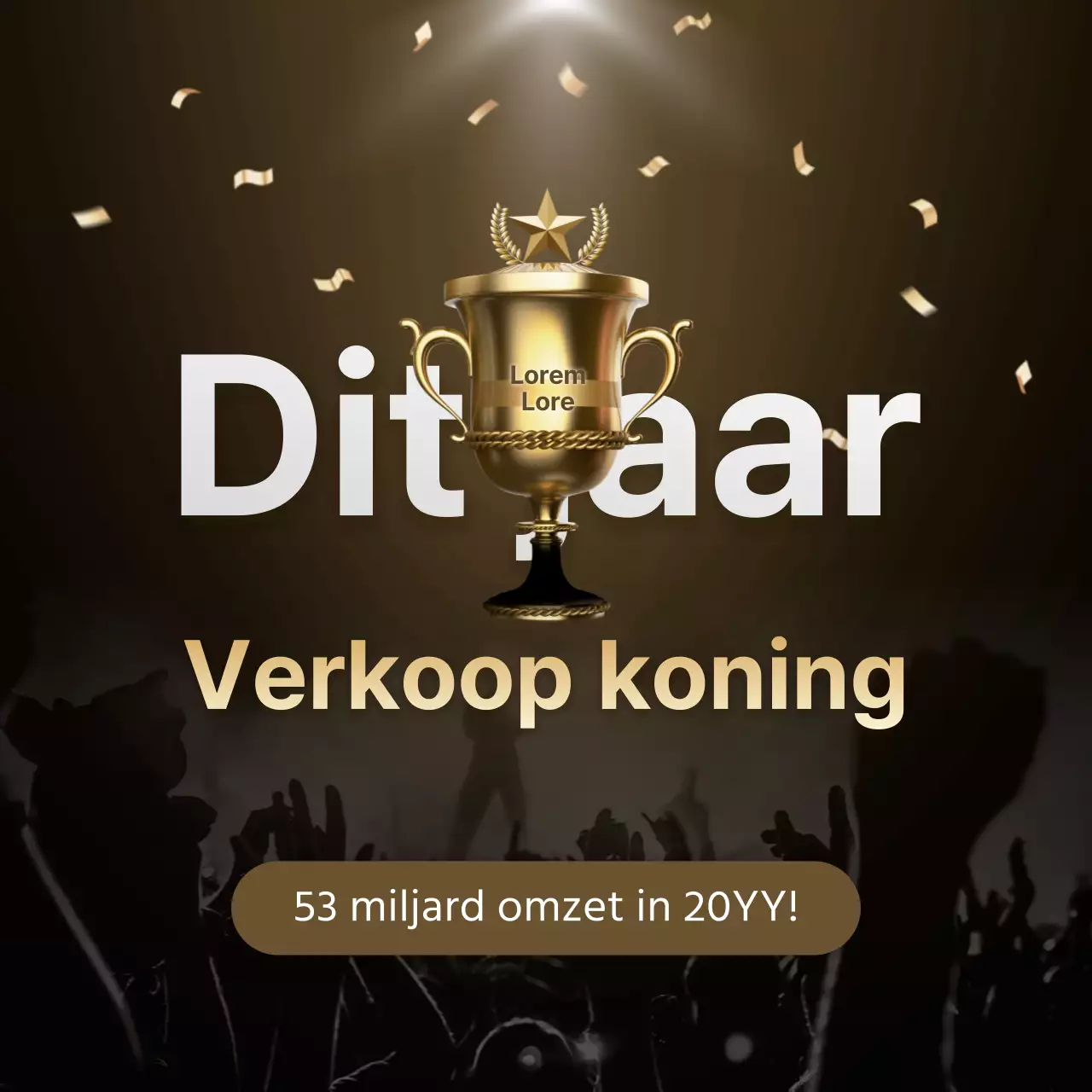 trofee, verkoper, donker, goudstof, rotjes, gejuich, podium, licht, eindejaar, evenement