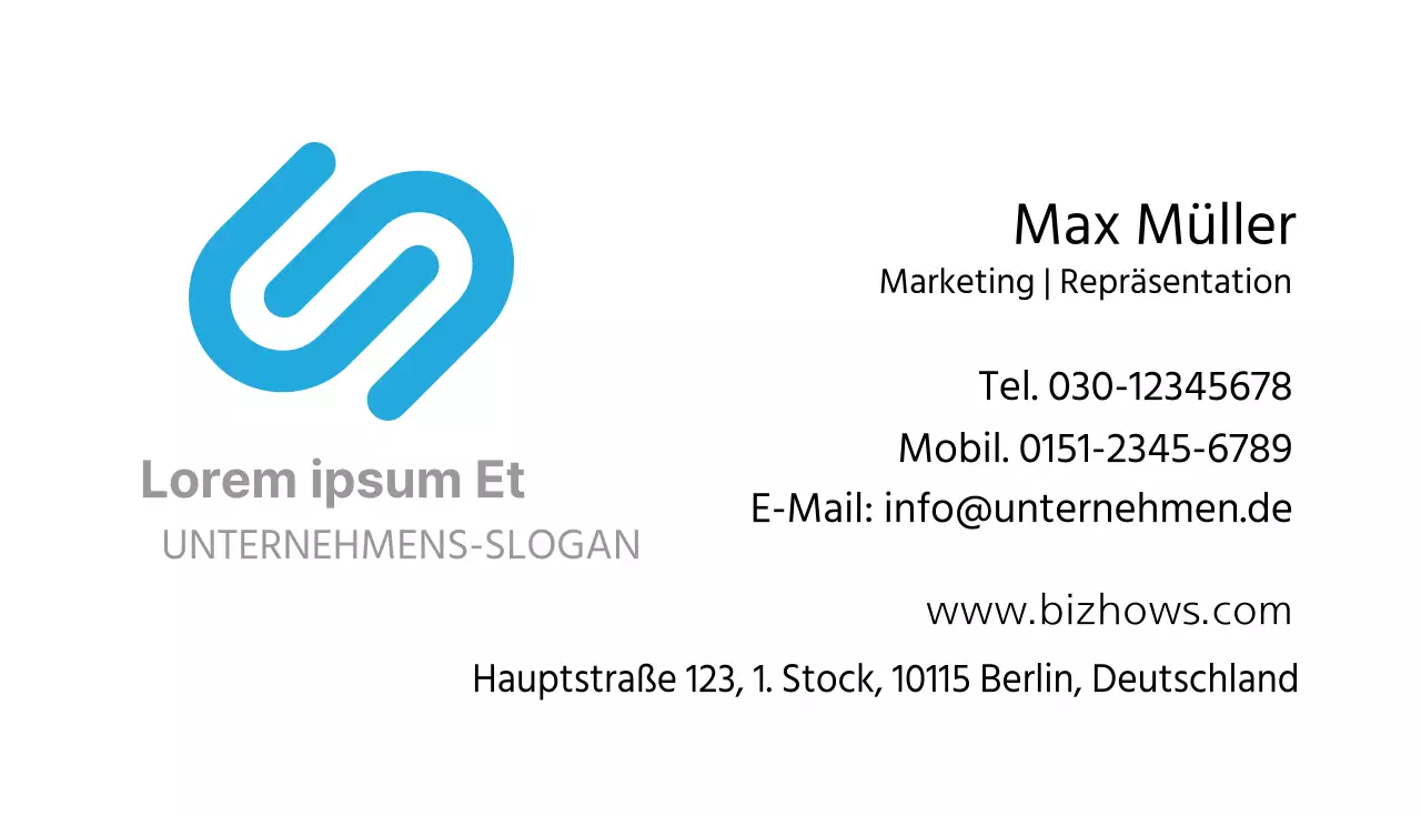 Visitenkarten für Unternehmen