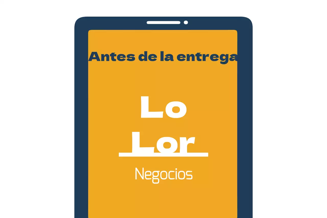 Contacto previo a la entrega