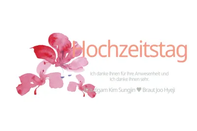 Hochzeitstag