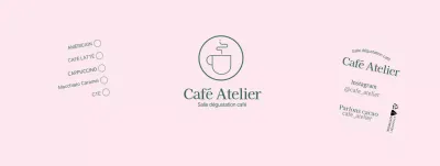 Illustration de ligne simple en rose