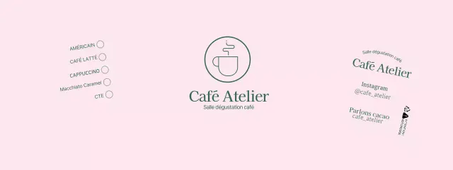 Illustration de ligne simple en rose