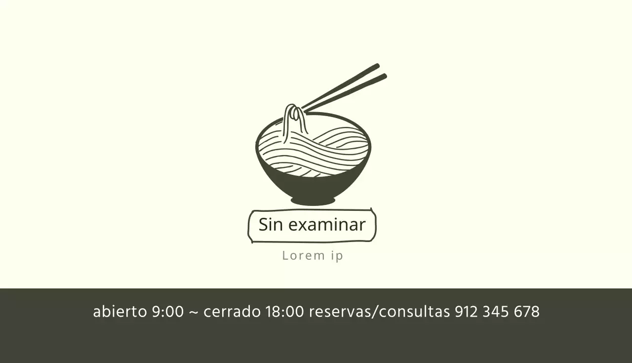 Cupón Ivory Black Illustrated Catering