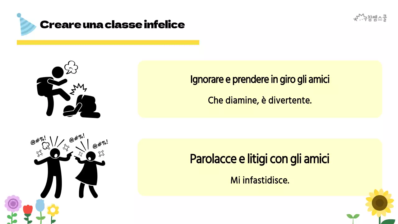 Creare una classe felice per l'istruzione elementare