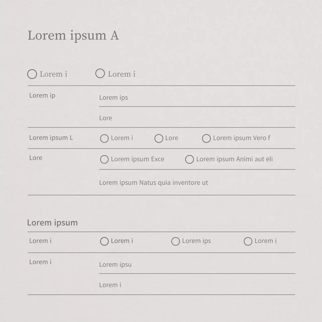 Ein sentimentales Schmuckgeschäft in Warm Grey