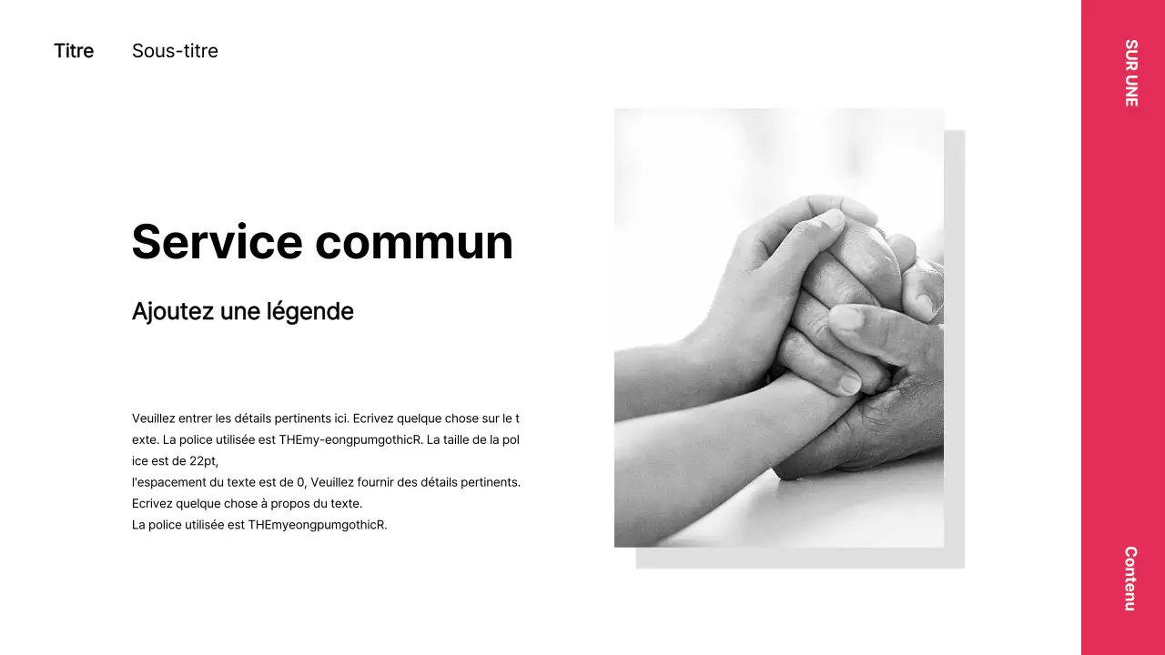 Présentations de base