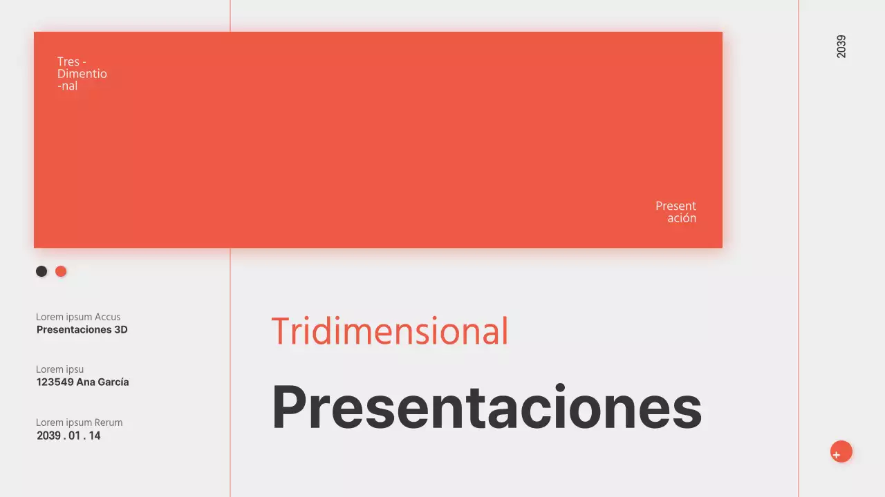 Presentaciones tridimensionales