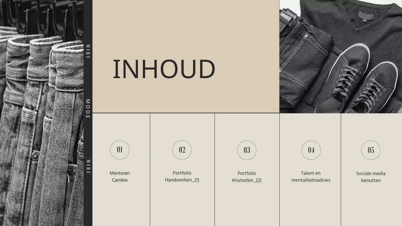 Werkgelegenheidsstrategie mentorschap beige en grijze modebedrijven speciaal lesthema (presentatie)