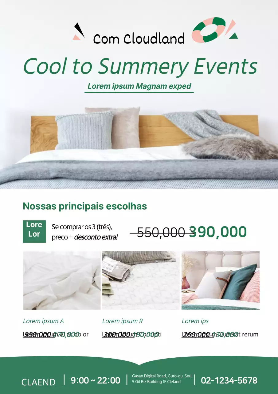 verão, época baixa da roupa de cama