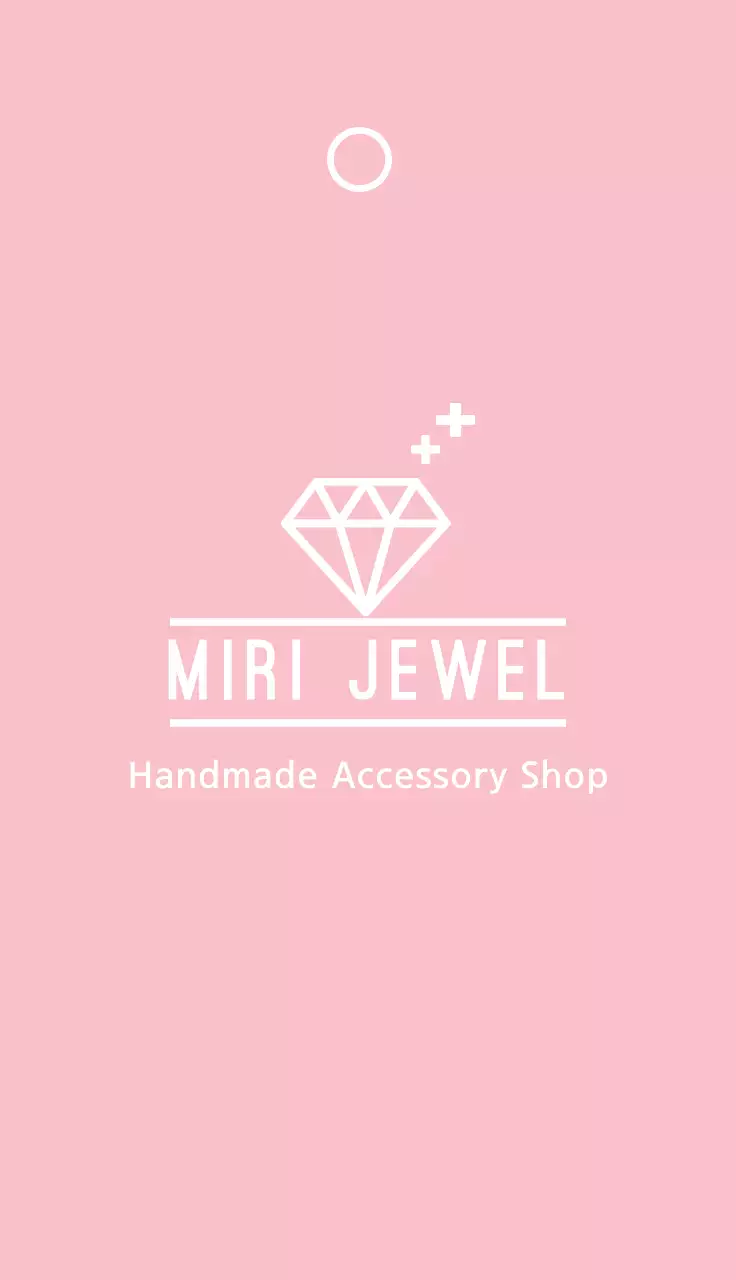 ピンク シンプル アクセサリー 名刺