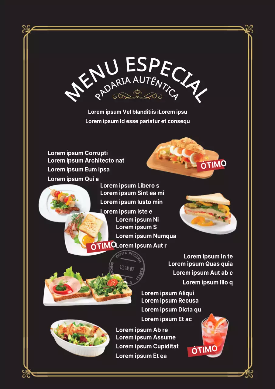 Menu social