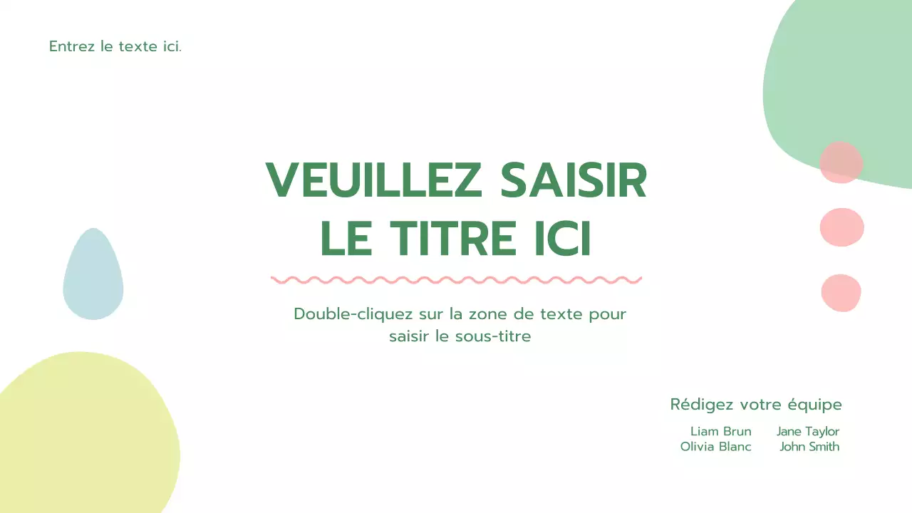 Un vert frais, une présentation psychologique arrondie