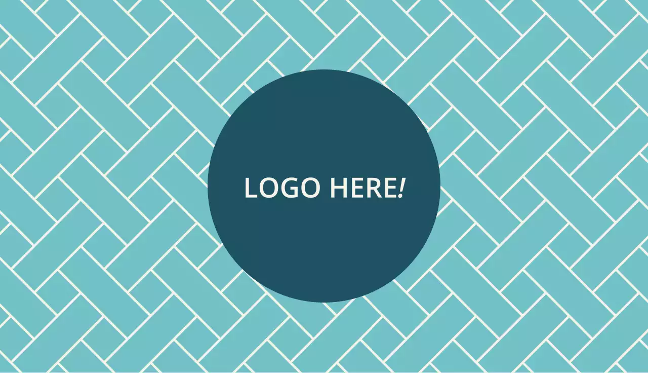 水色 シンプル ビジネス 名刺