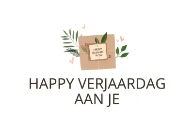 Gelukkige Verjaardag