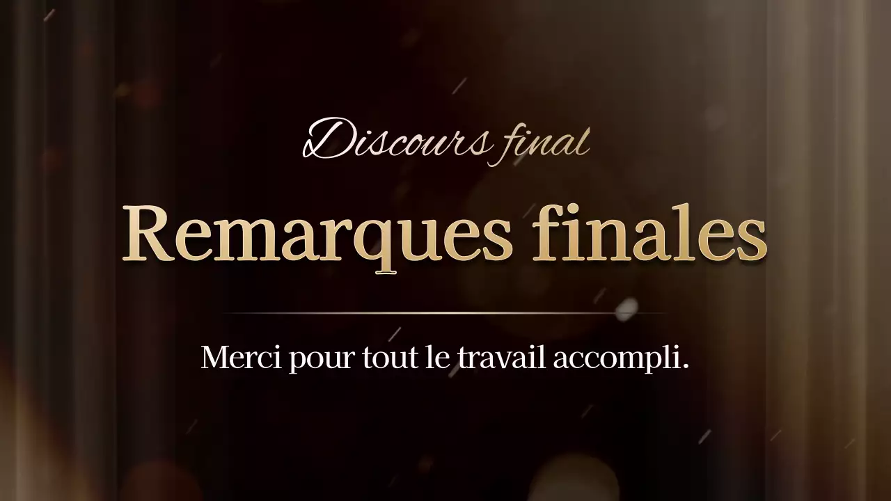 Une soirée conceptuelle de remise de prix en or et noir