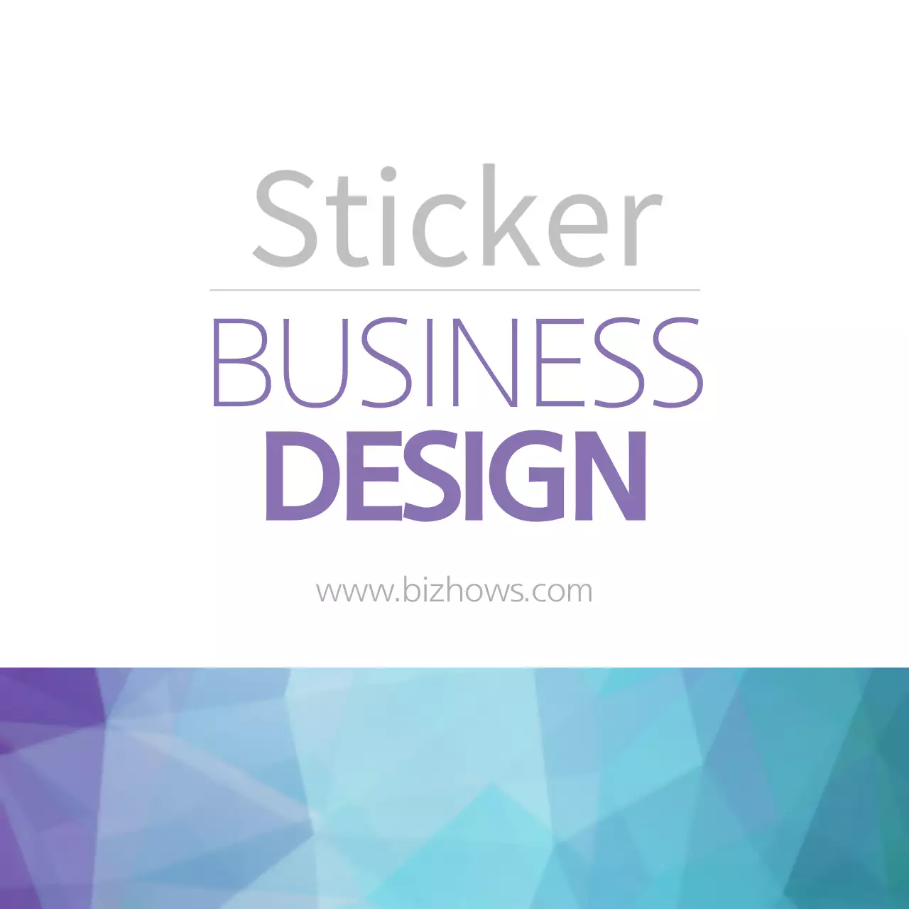 青 モダン デザイン ステッカー ファンシーバナー