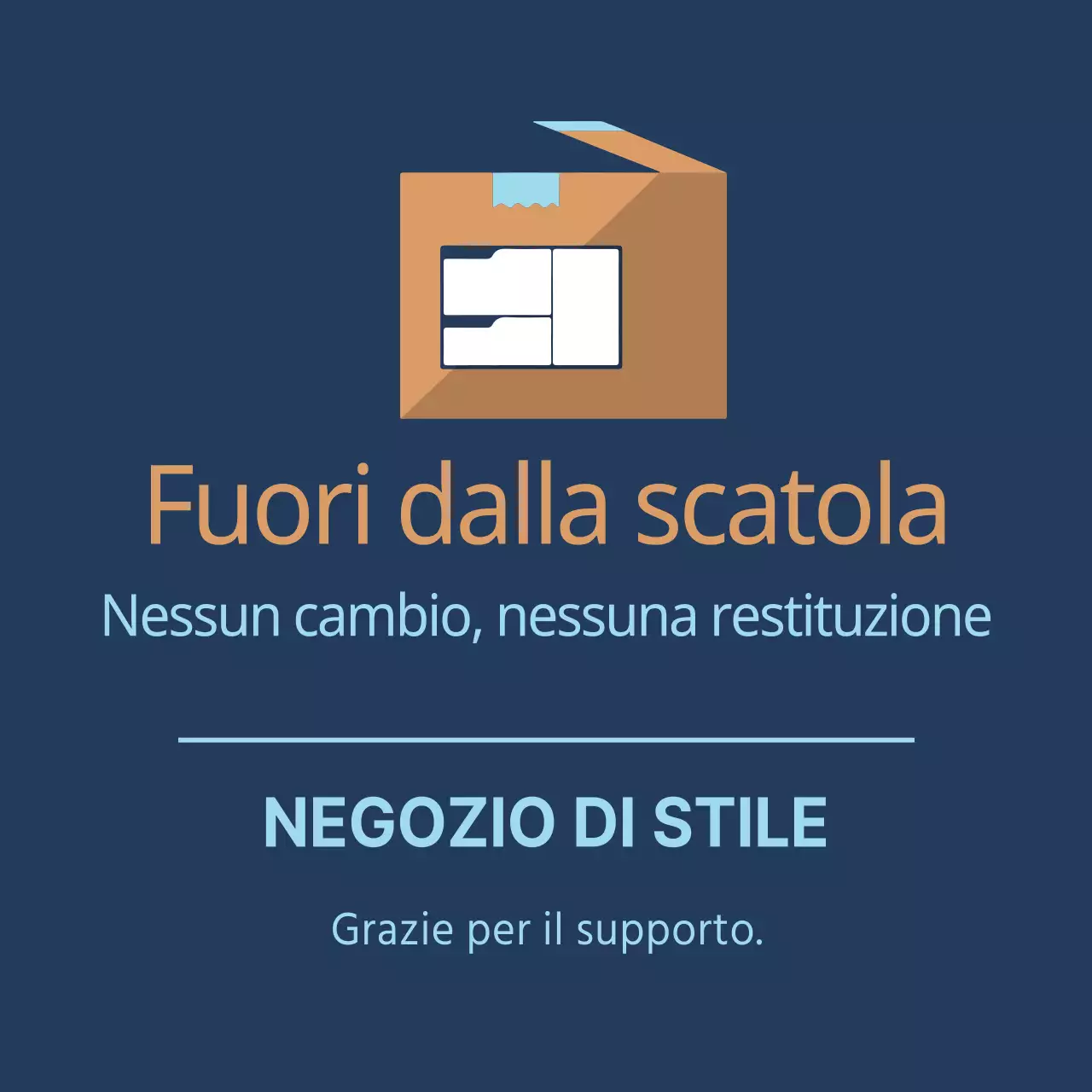 Nessun cambio o restituzione