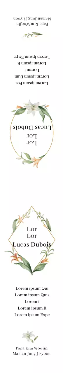 Blanc Illustration Vintage Premier Anniversaire