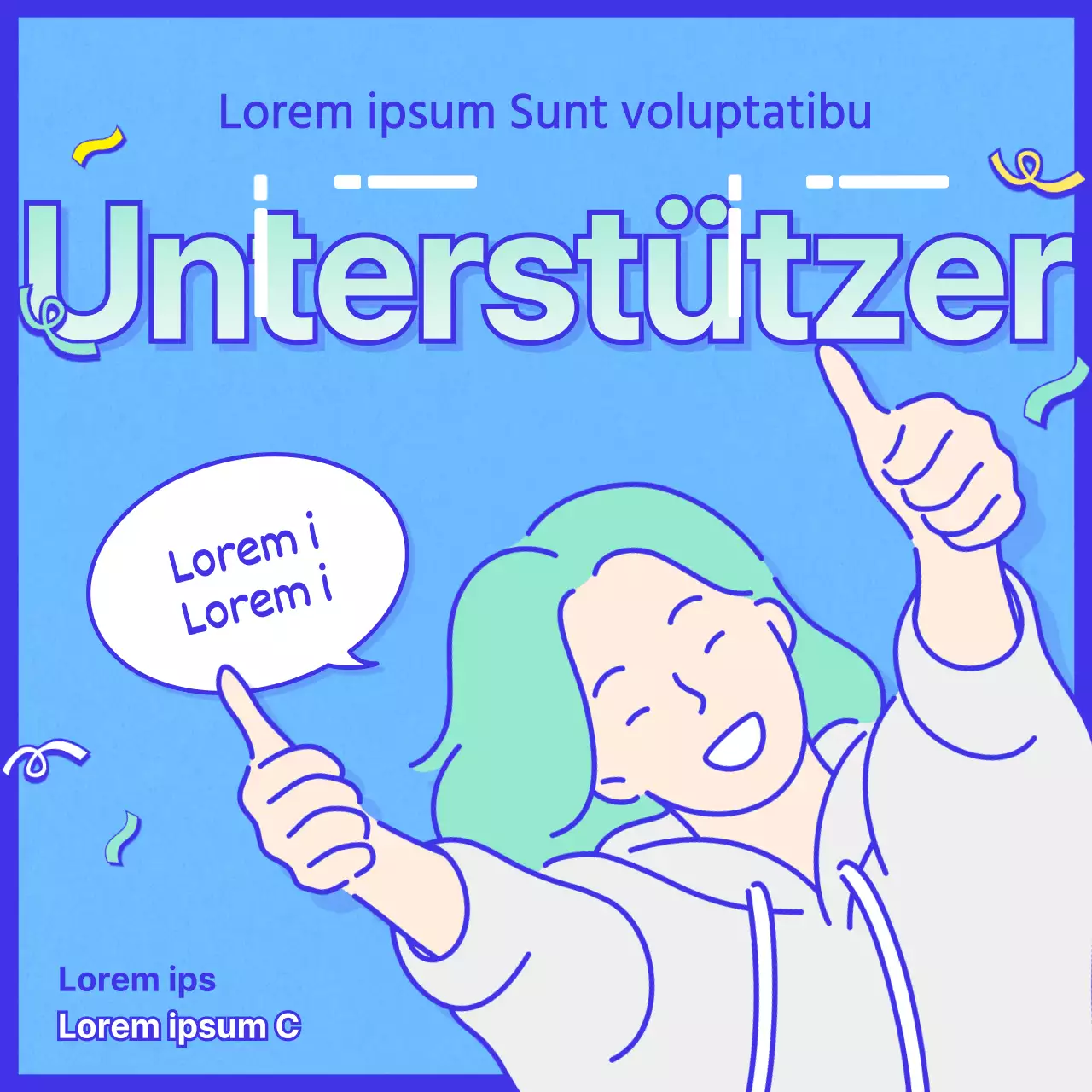 Anwerbung studentischer Unterstützer für Sky Blue Mint