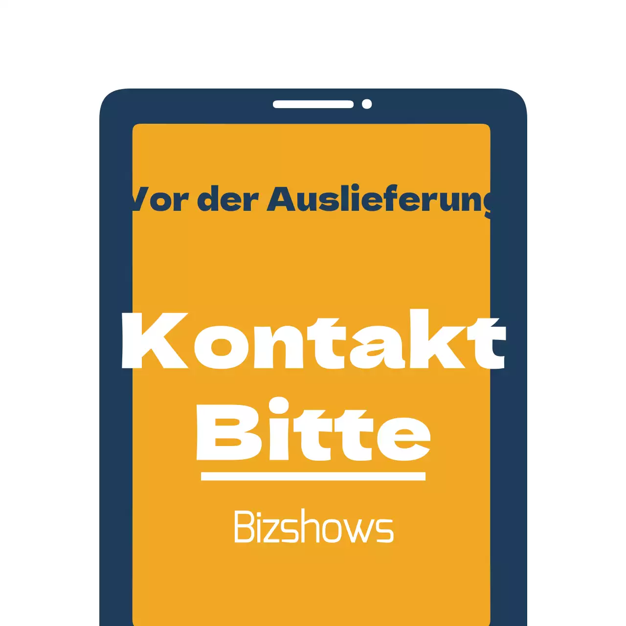 Kontakt vor der Auslieferung