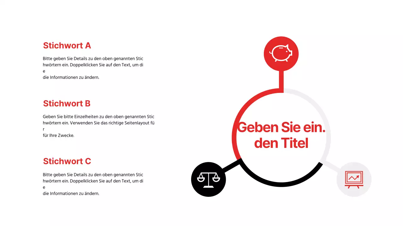 Präsentation für Geschäftsberichte