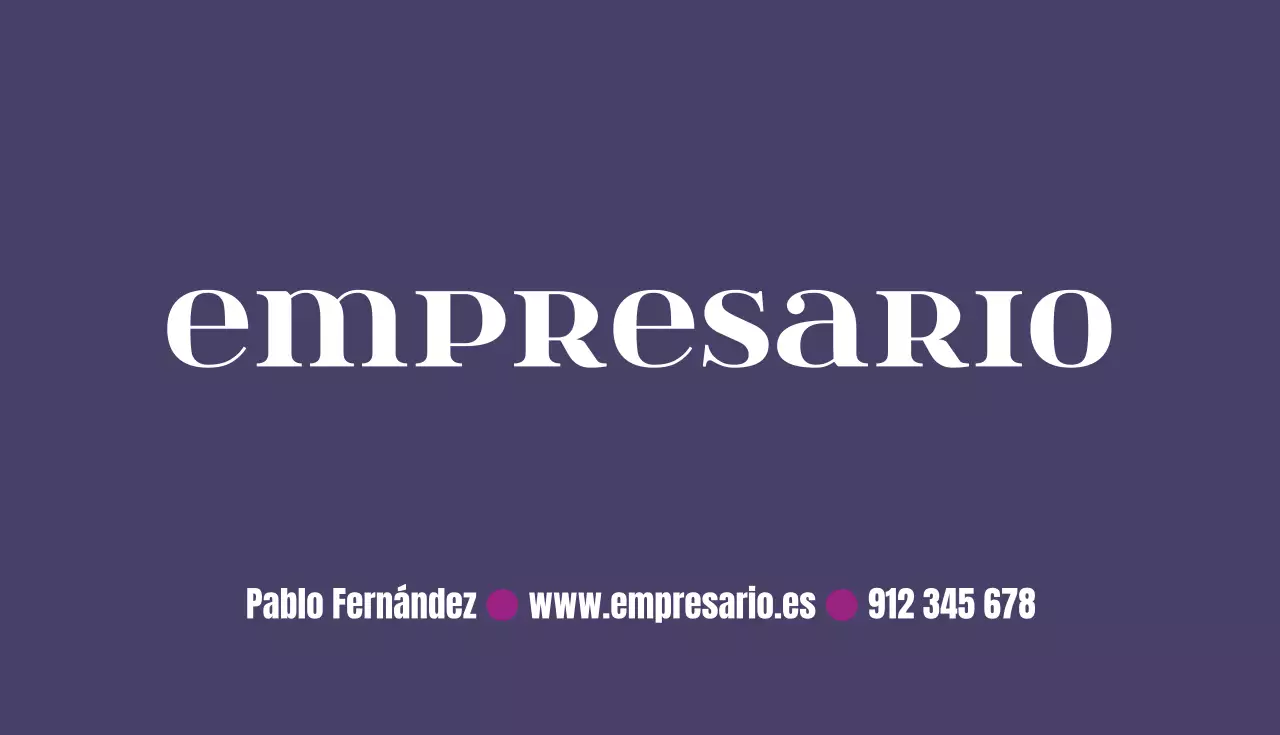 Tarjetas de visita con logotipo sencillo