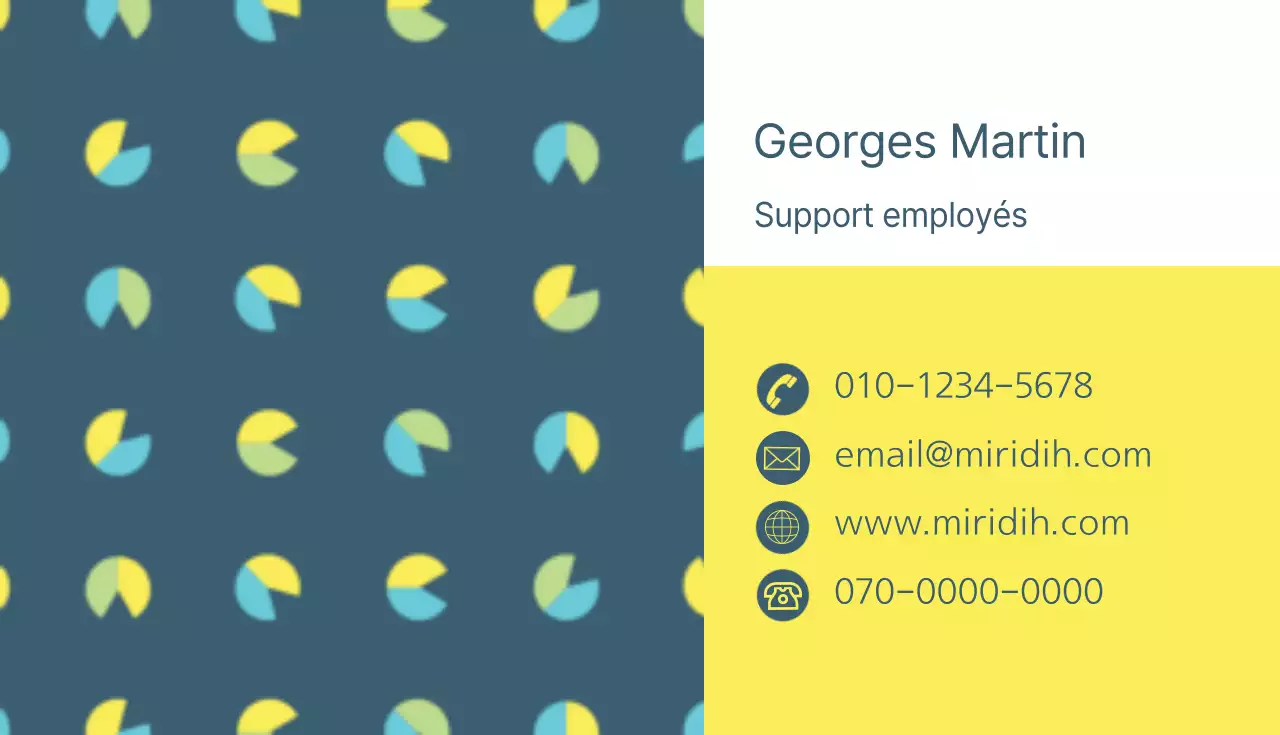 Cartes de visite d'entreprise
