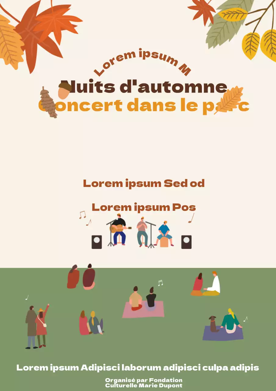 Concert au parc d'automne_Seroposter
