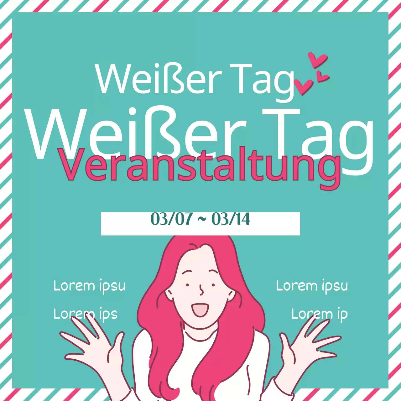 Veranstaltungen zum Weißen Tag