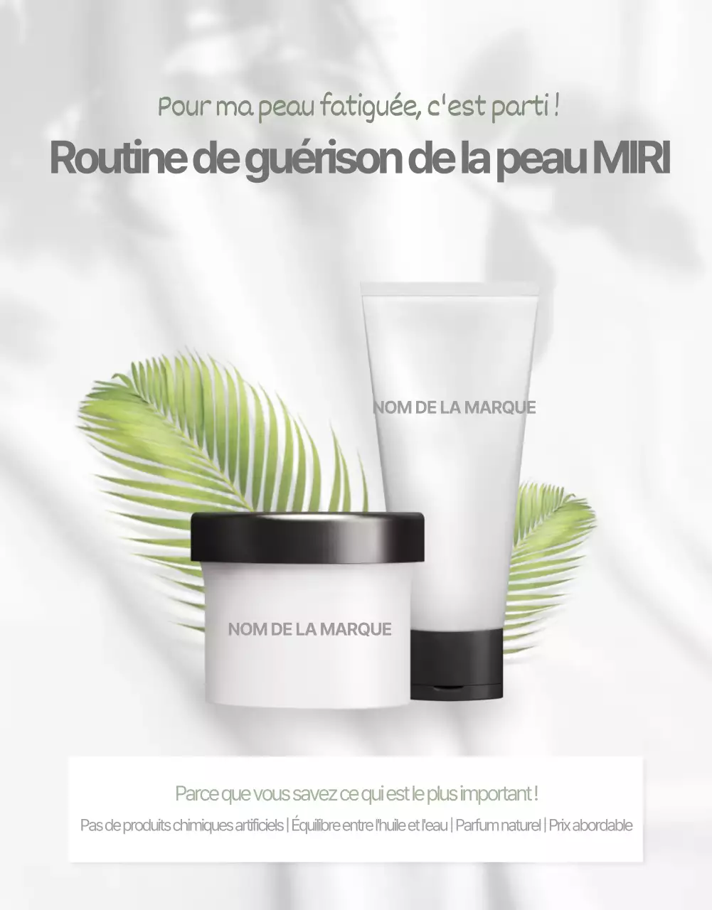 Page détaillée du produit corporel