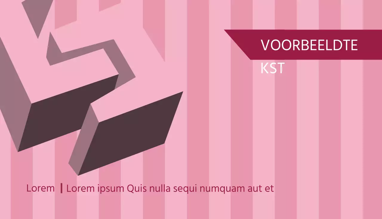 Visitekaartjes in roze