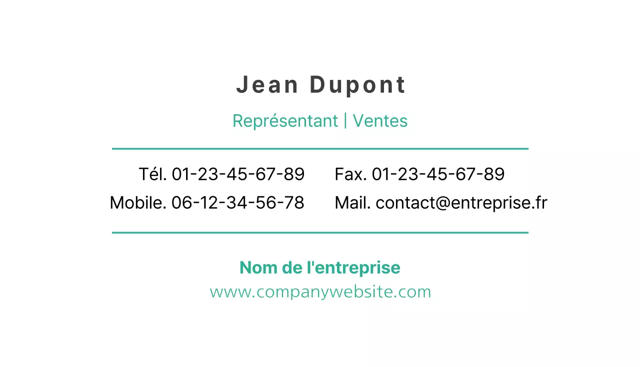 Cartes de visite illustrées