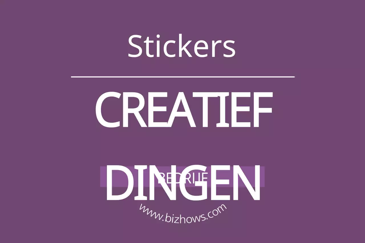 Zakelijke stickers