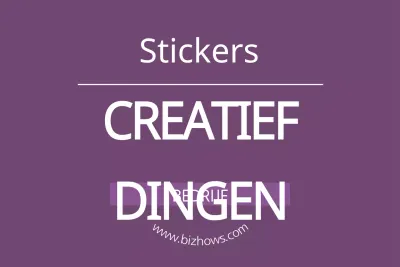Zakelijke stickers
