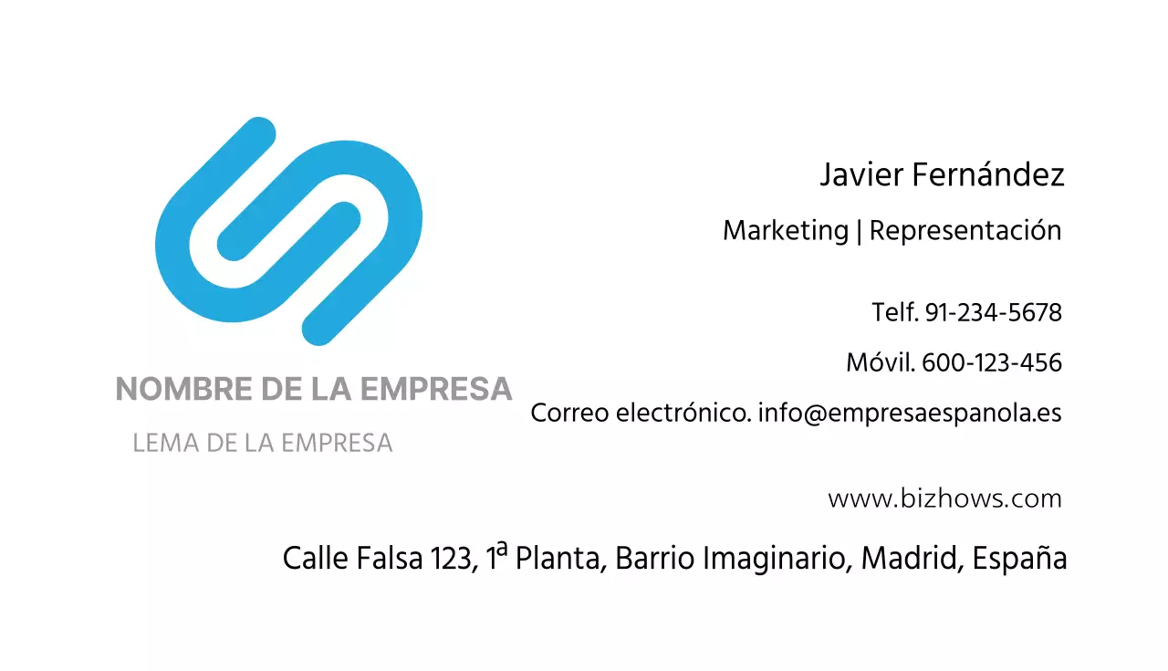 Tarjetas de visita de empresa