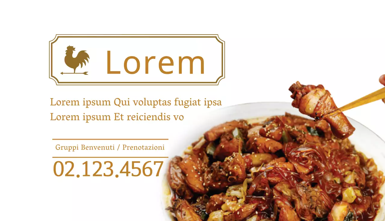 La foto marrone evidenzia il pollo al vapore del ristorante tradizionale