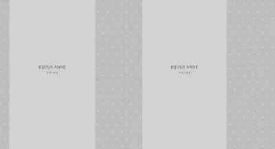 Bijouterie à motif simple gris