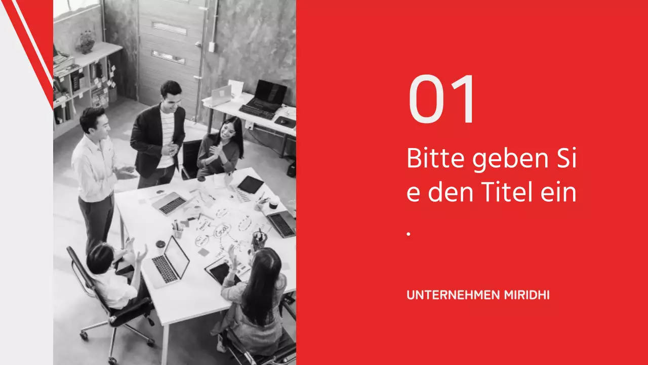 Präsentation für Geschäftsberichte