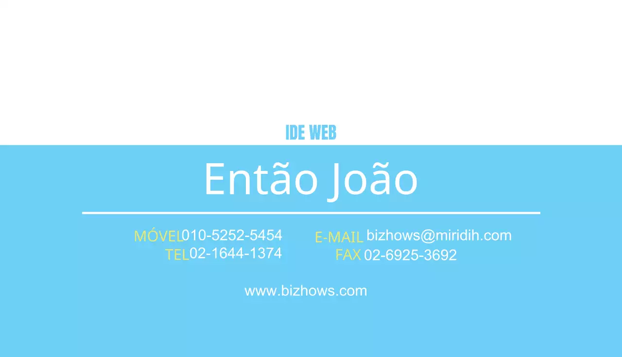 Cartões de visita